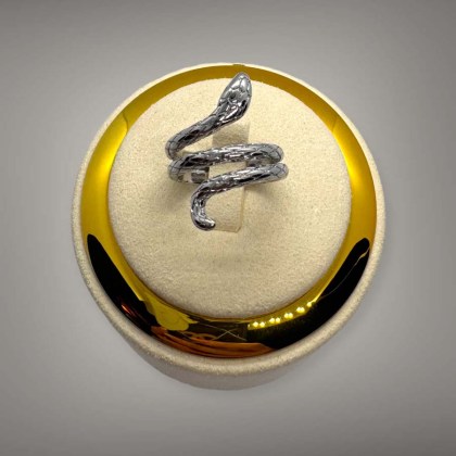 anello_snake_argento